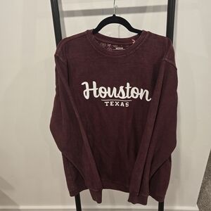 Maroon Houston Texas Sweatshirt